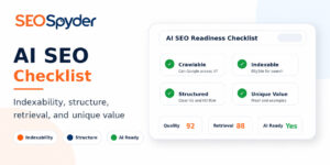 ai seo checklist
