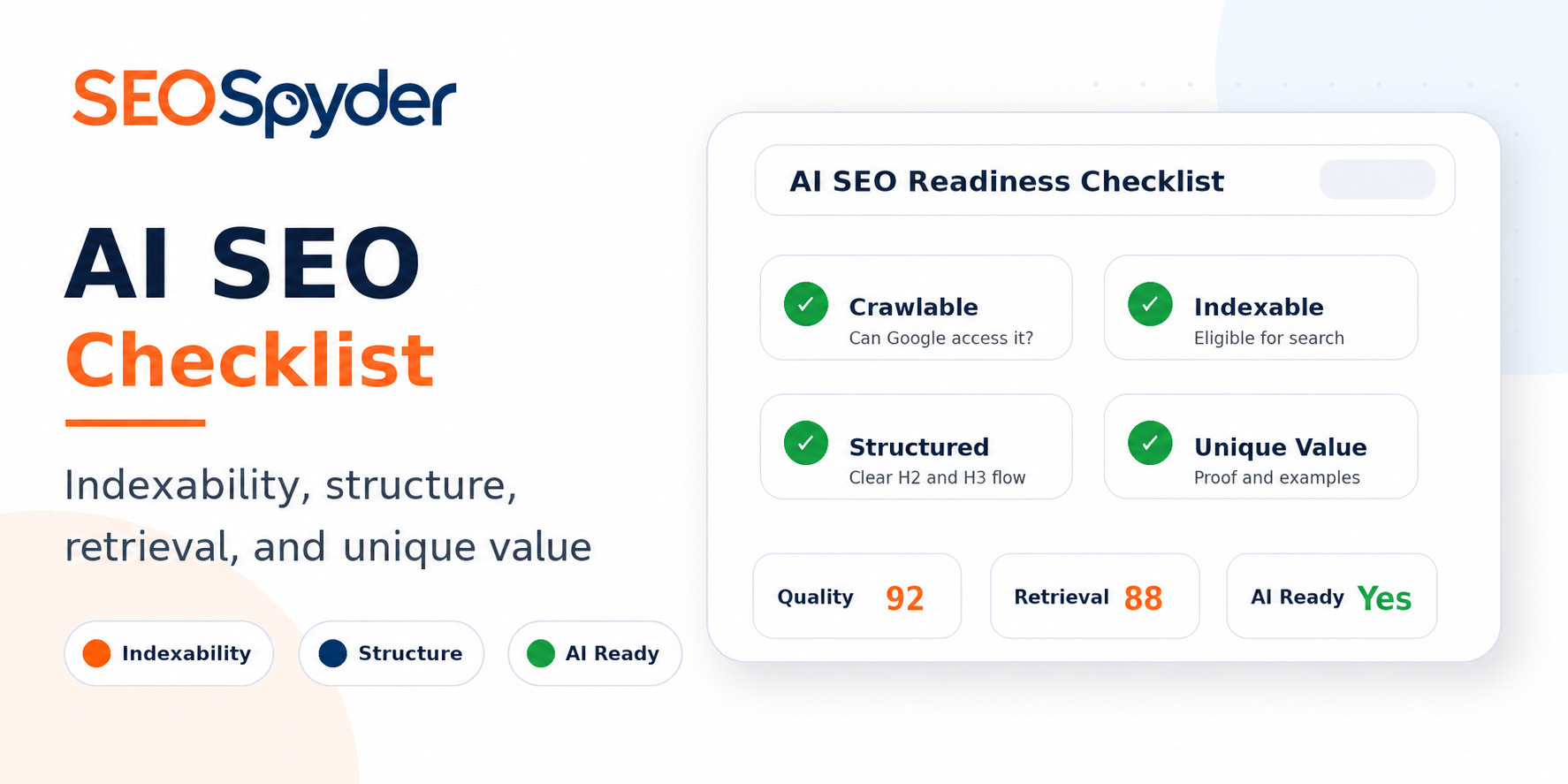 ai seo checklist