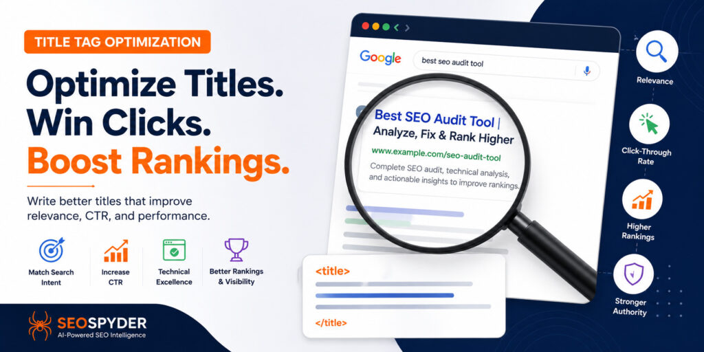 Title tag Optimization
